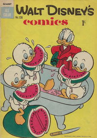 Walt Disney's Comics (WG Publications, 1946 series) #136 January 1958?