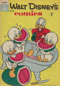 Walt Disney's Comics  #136 (January 1958?)