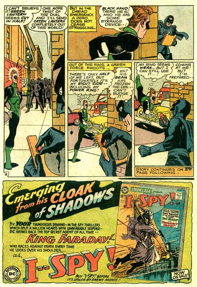 Half A Green Lantern Is Better Than None! (<span class="fw-500">Green Lantern</span>  #29 (June 1964)), page 8