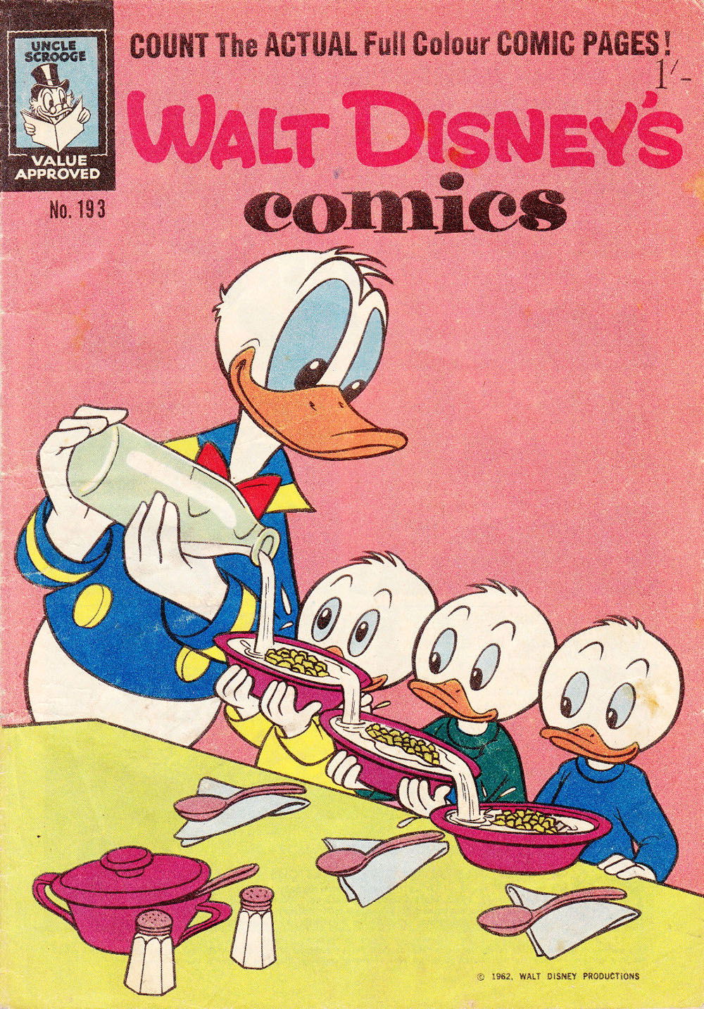 Walt Disney's Comics (WG Publications, 1946 series) v17#1 (193) (October 1962)