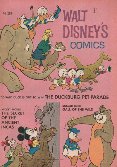 Walt Disney's Comics (WG Publications, 1946 series) #210 [March 1964?]