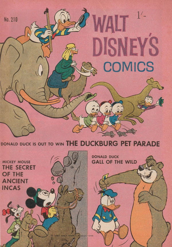 Walt Disney's Comics (WG Publications, 1946 series) #210 ([March 1964?])