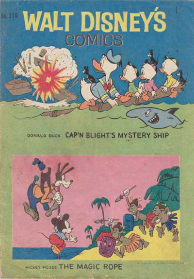 Walt Disney's Comics (WG Publications, 1946 series) #216 ([August 1964?])