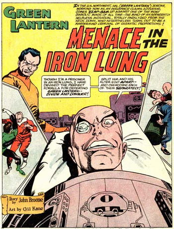 Green Lantern (DC, 1960 series) #54 — Menace In The Iron Lung (page 1)