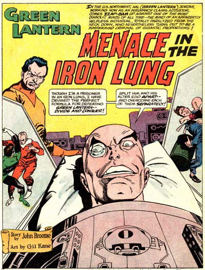 Menace In The Iron Lung (<span class="fw-500">Green Lantern</span>  #54 (July 1967)), page 1