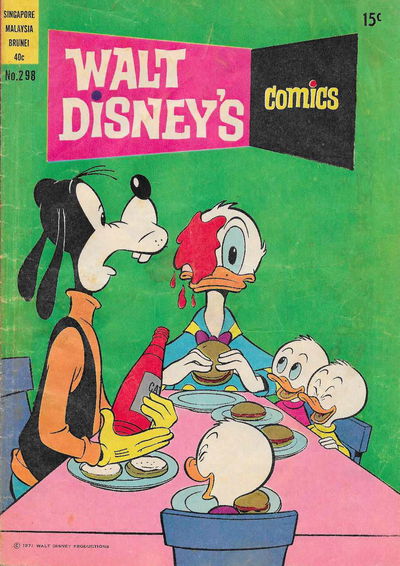 Walt Disney's Comics (WG Publications, 1946 series) #298 June 1971