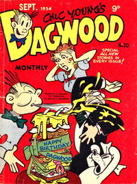 Dagwood Monthly (ANL, 1953 series) #20 September 1954