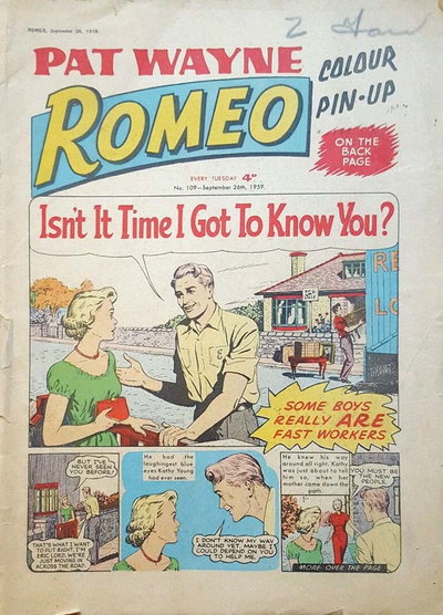 Romeo  #109 (26 September 1959)