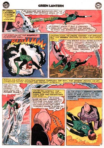 Green Lantern (DC, 1960 series) #28 — The Shark Goes On The Prowl Again! (page 12)