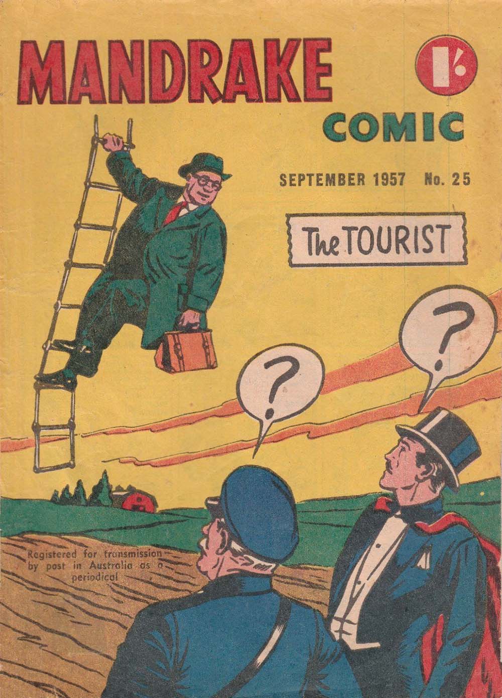 Mandrake Comic (Shakespeare Head, 1955 series) #25 (September 1957)