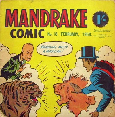 Mandrake Comic (Shakespeare Head, 1955 series) #18 February 1956