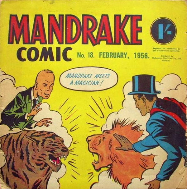 Mandrake Comic (Shakespeare Head, 1955 series) #18 (February 1956)