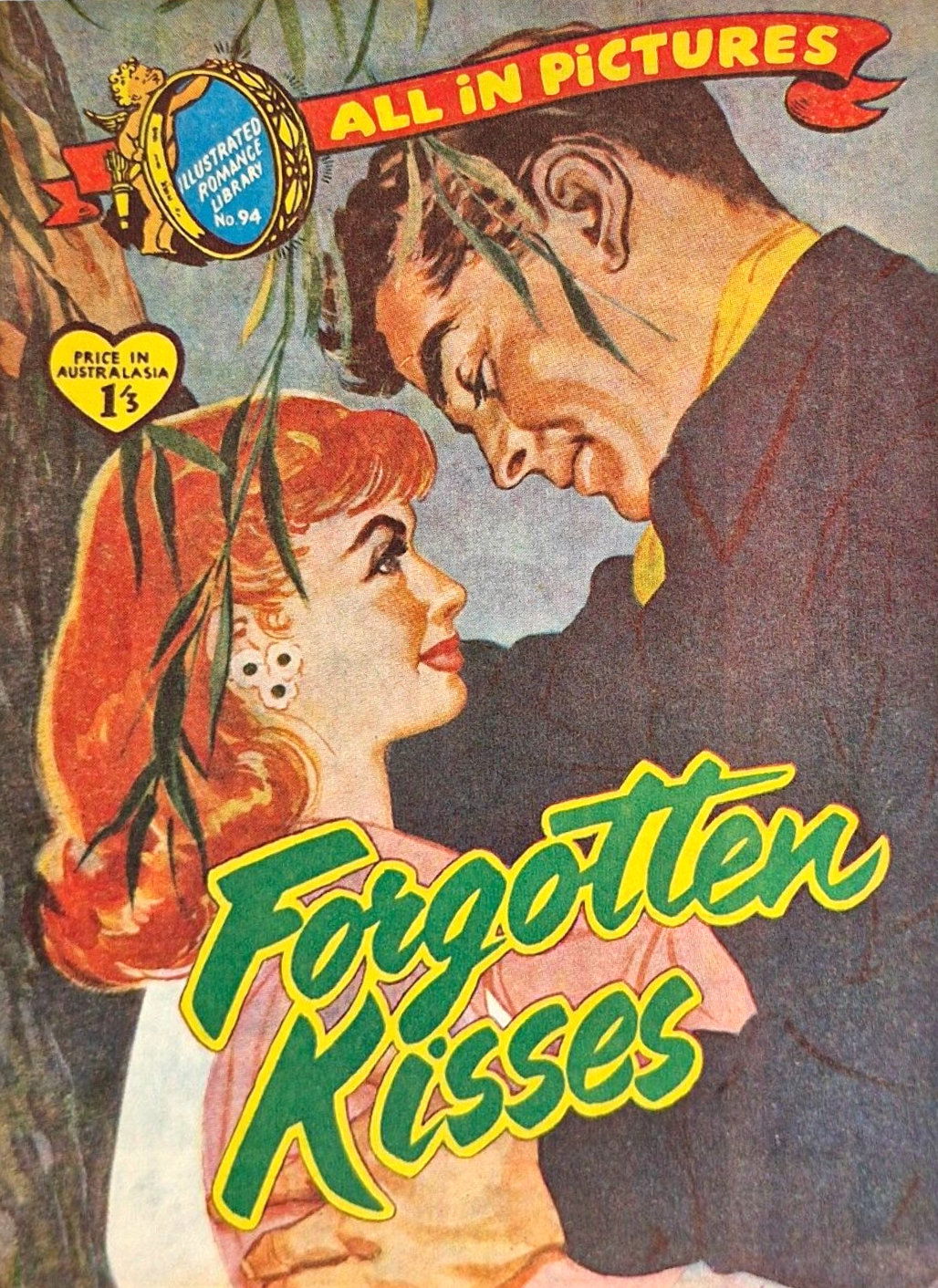 Illustrated Romance Library (Jubilee, 1958 series) #94 — Forgotten Kisses ([August 1959?])