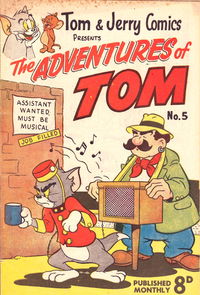 Tom & Jerry Comics Presents the Adventures of Tom (Rosnock, 1952 series) #5 — The Adventures of Tom