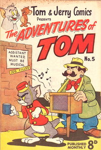 Tom & Jerry Comics Presents the Adventures of Tom (Rosnock, 1952 series)  #5 ([November 1952?])
