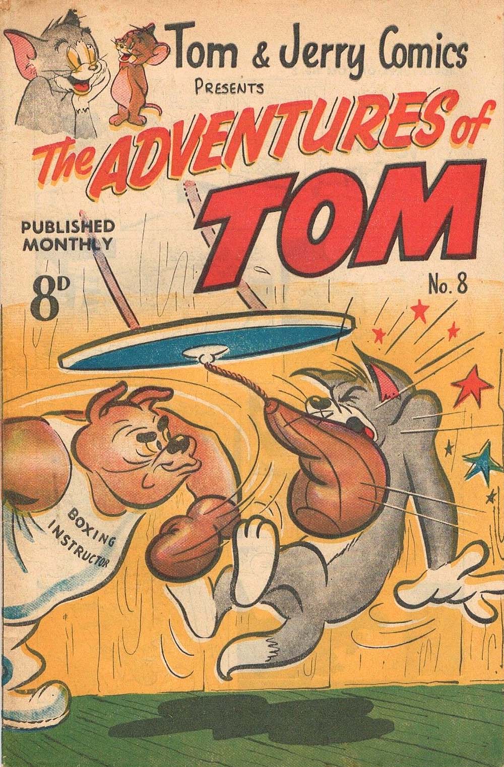 Tom & Jerry Comics Presents the Adventures of Tom (Rosnock, 1952 series) #8 — The Adventures of Tom ([February 1953?])