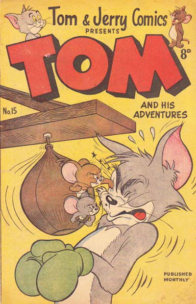 Tom & Jerry Comics Presents Tom and His Adventures (Rosnock, 1953 series) #15 — Tom and His Adventures ([September 1953?])