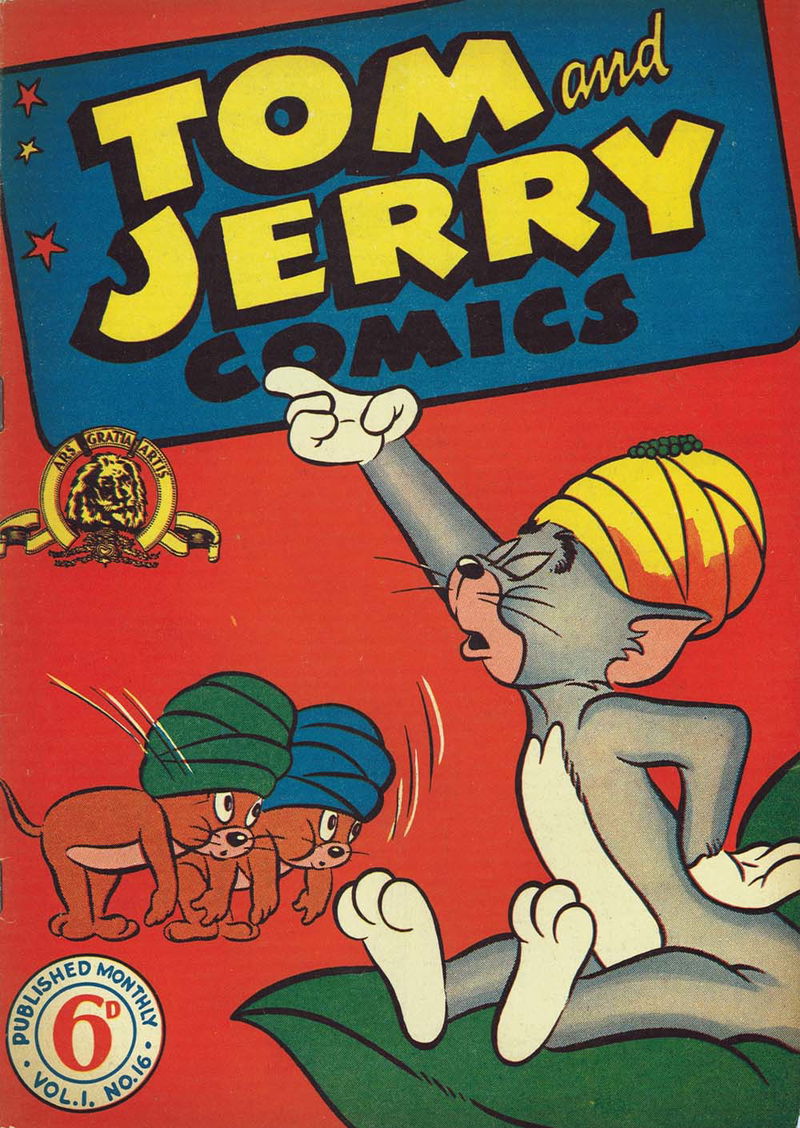 Tom and Jerry Comics (Rosnock, 1949 series) v1#16 — Tom & Jerry with Our Gang ([July 1950?])