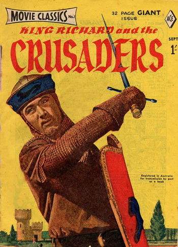 Movie Classics (Junior Readers, 1956 series) #1 (September 1956) —King Richard and the Crusaders
