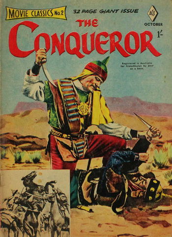 Movie Classics (Junior Readers, 1956 series) #2 — the Conqueror (October 1956)
