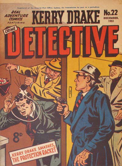 Real Adventure Comics (Illustrated, 1950 series) #22 — Kerry Drake Crime Detective (December 1951)