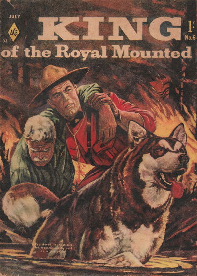 King of the Royal Mounted (Junior Readers, 1957 series) #6 July 1957