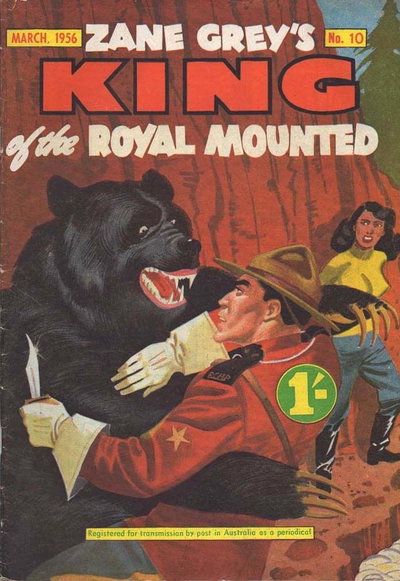 Zane Grey's King of the Royal Mounted  #10 (March 1956)