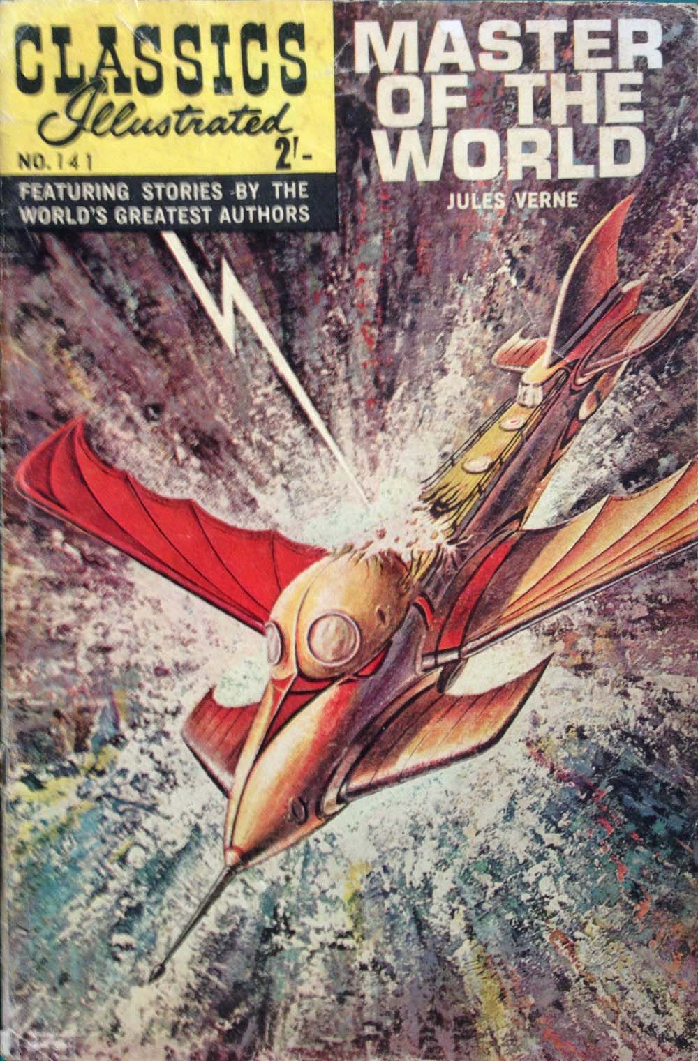 Classics Illustrated (Thorpe & Porter, 1962? series) #141 [HRN 141] (April 1962) — Master of the World ([April 1962?])
