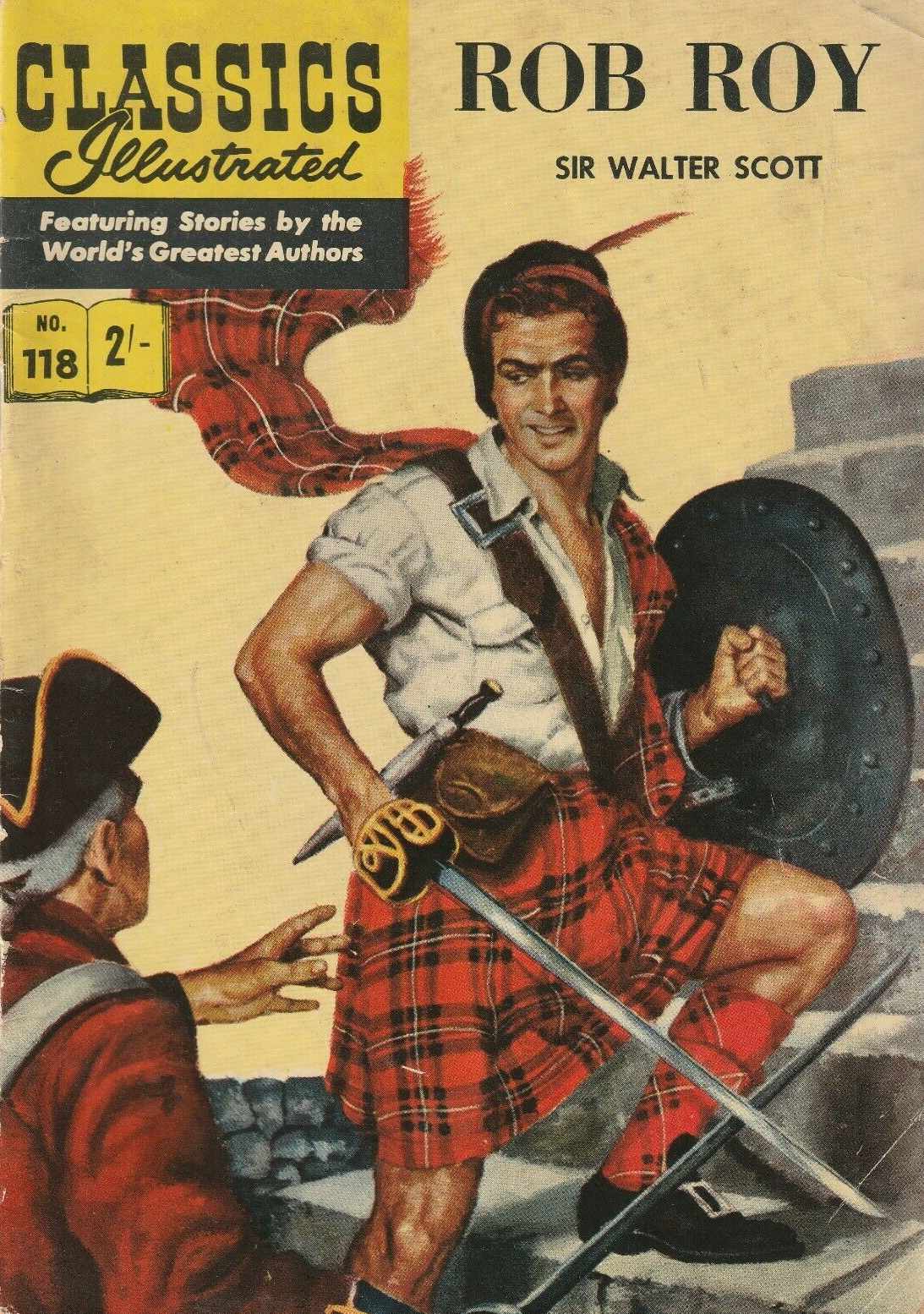 Classics Illustrated (Strato, 1954 series) #118 [HRN 134] (June 1961) — Roby Roy ([June 1961?])