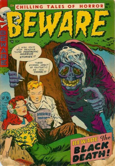 Beware (Trojan, 1953 series) #7 (January 1954)