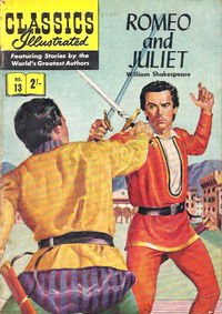 Classics Illustrated (Strato, 1954 series) #13 — Romeo and Juliet [January 1955?]