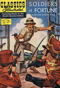 Classics Illustrated (Strato, 1954 series) #119 — Soldiers of Fortune [July 1961?]