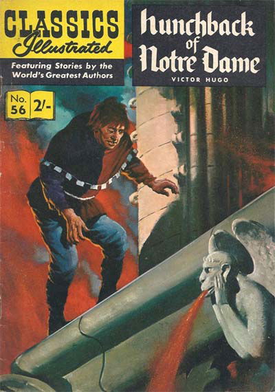 Classics Illustrated (Strato, 1954 series) #56 [HRN 134] (1958) — Hunchback of Notre Dame [1958?]