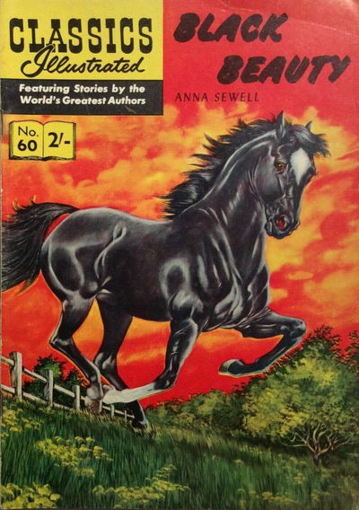 Classics Illustrated (Strato, 1954 series) #60 [HRN 134] (October 1962) — Black Beauty [October 1962?]