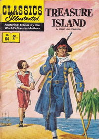 Classics Illustrated (Strato, 1954 series) #64 — Treasure Island [December 1956?]