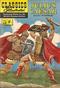 Classics Illustrated (Strato, 1954 series) #68 [HRN 129] (July 1962) — Julius Caesar [July 1962?]