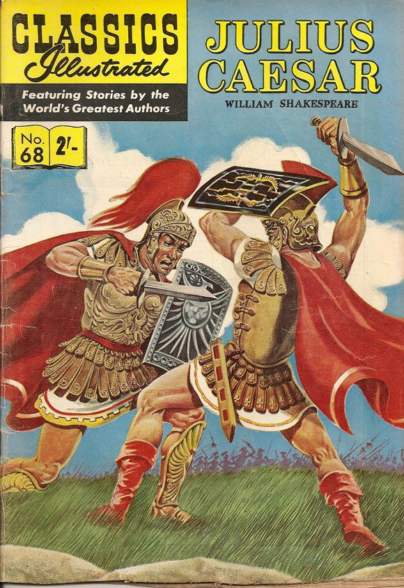 Classics Illustrated (Strato, 1954 series) #68 [HRN 129] (July 1962) ([July 1962?]) —Julius Caesar