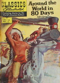 Classics Illustrated (Strato, 1954 series) #69 [HRN 129] (July 1962) — Around the World in 80 Days [July 1962?]