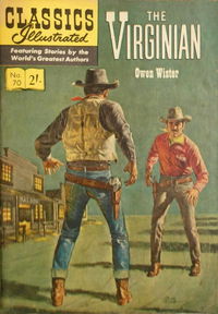 Classics Illustrated (Strato, 1954 series) #70 [HRN 129] (June 1957) — The Virginian [June 1957?]