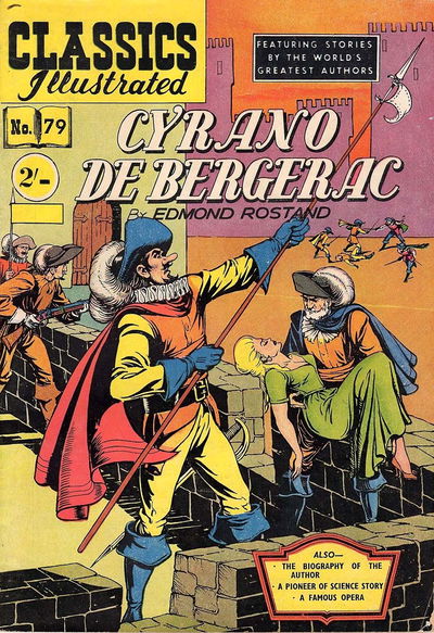 Classics Illustrated (Strato, 1954 series) #79 — Cyrano de Bergerac [March 1958?]