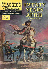 Classics Illustrated (Strato, 1954 series) #117 — Twenty Years After [May 1961?]