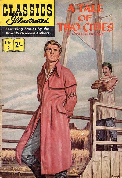 Classics Illustrated (Strato, 1954 series) #6 [HRN 129] (May 1962) — A Tale of Two Cities [May 1962?]