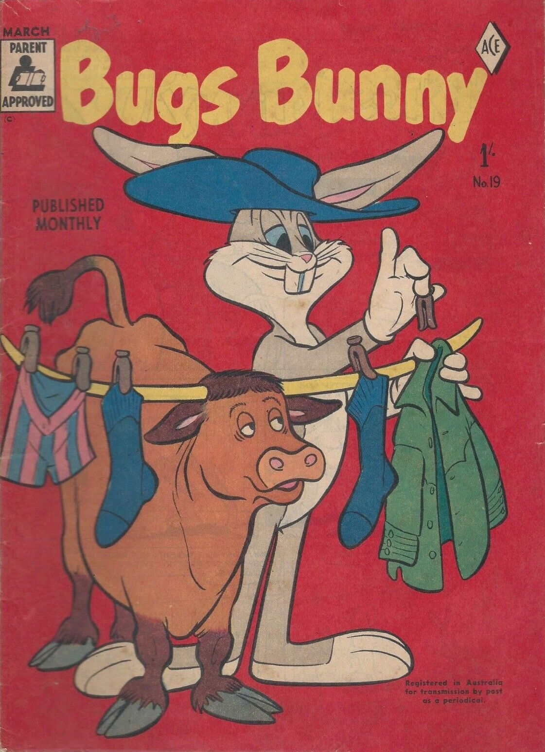 Bugs Bunny (Junior Readers, 1956 series) #19 (March 1958)