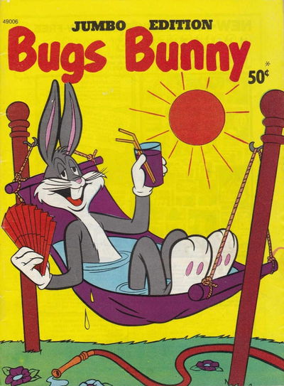 Bugs Bunny Jumbo Edition (Rosnock, 1979) #49006 — Bugs Bunny Uncle Buckskin Comes to Town