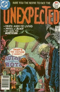 The Unexpected (DC, 1968 series)  #179 (May-June 1977) — Death Mask for the Living