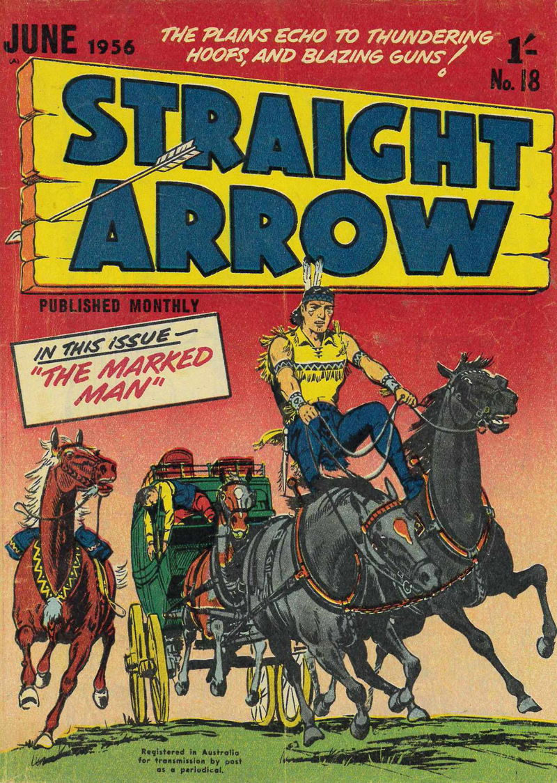Straight Arrow Comics (Red Circle, 1955 series) #18 (June 1956)