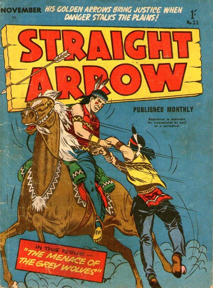 Straight Arrow Comics (Red Circle, 1955 series) #22 (November 1956)