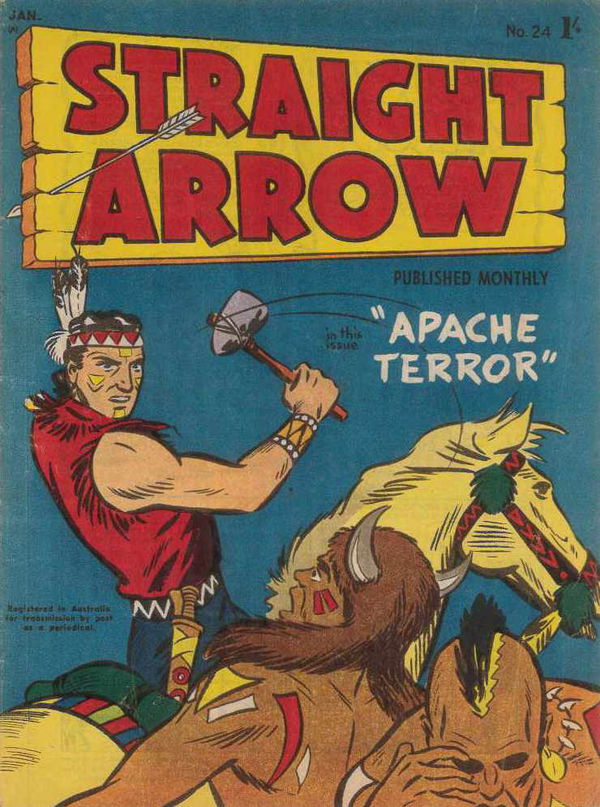 Straight Arrow Comics (Red Circle, 1955 series) #24 (January 1957)