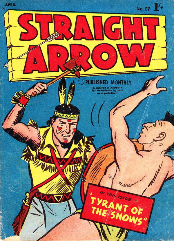 Straight Arrow Comics (Red Circle, 1955 series) #27 ([April 1957])