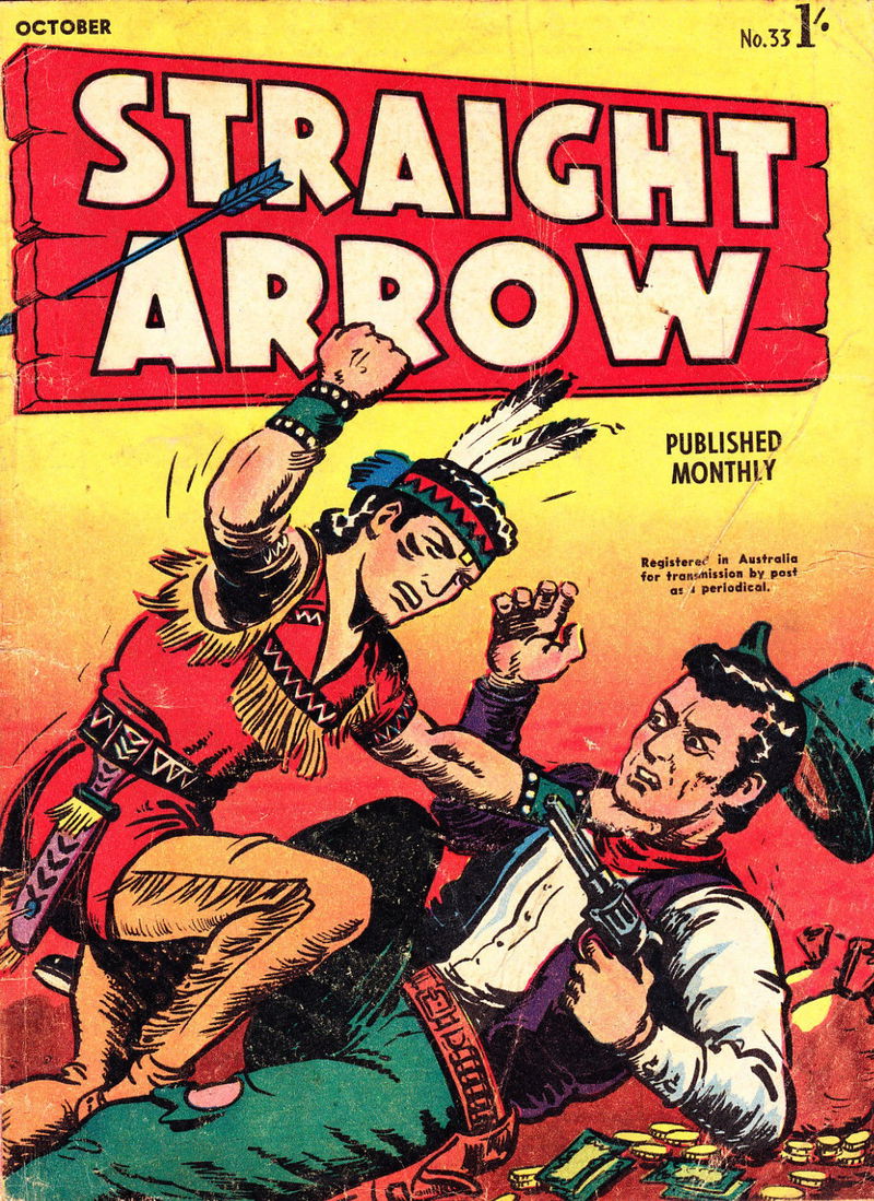 Straight Arrow Comics (Red Circle, 1955 series) #33 (October 1957)